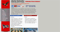 Desktop Screenshot of libertyhydraulics.com