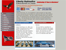 Tablet Screenshot of libertyhydraulics.com